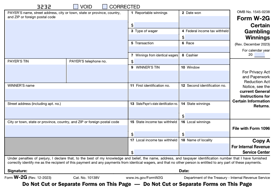 a form with text and numbers