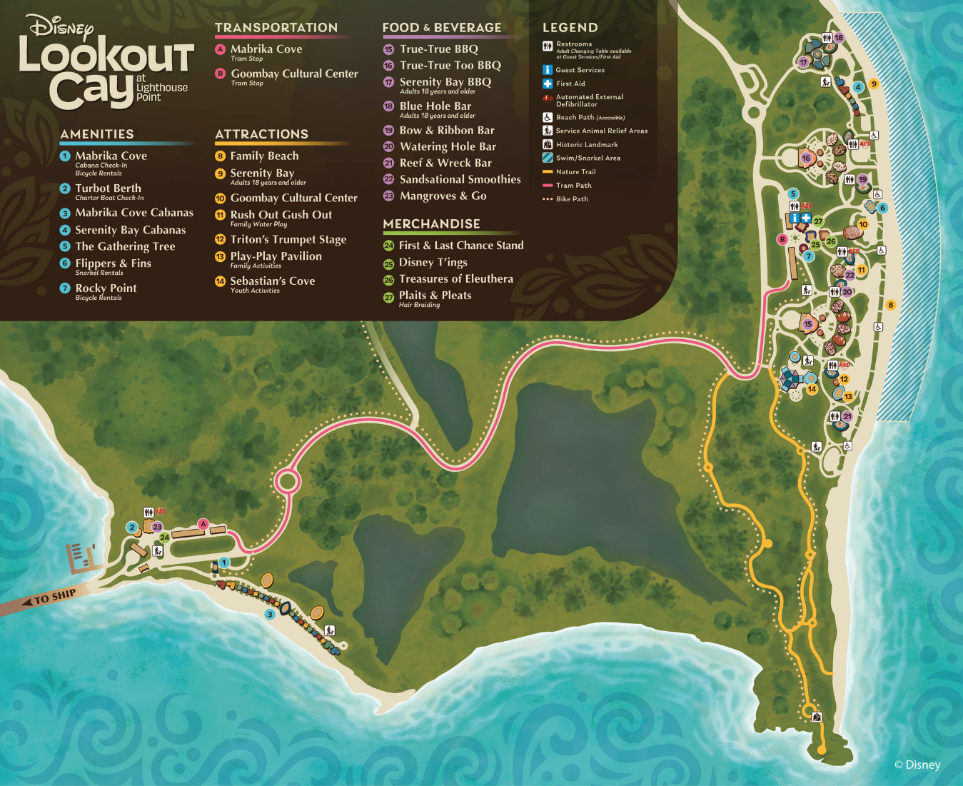 a map of a resort