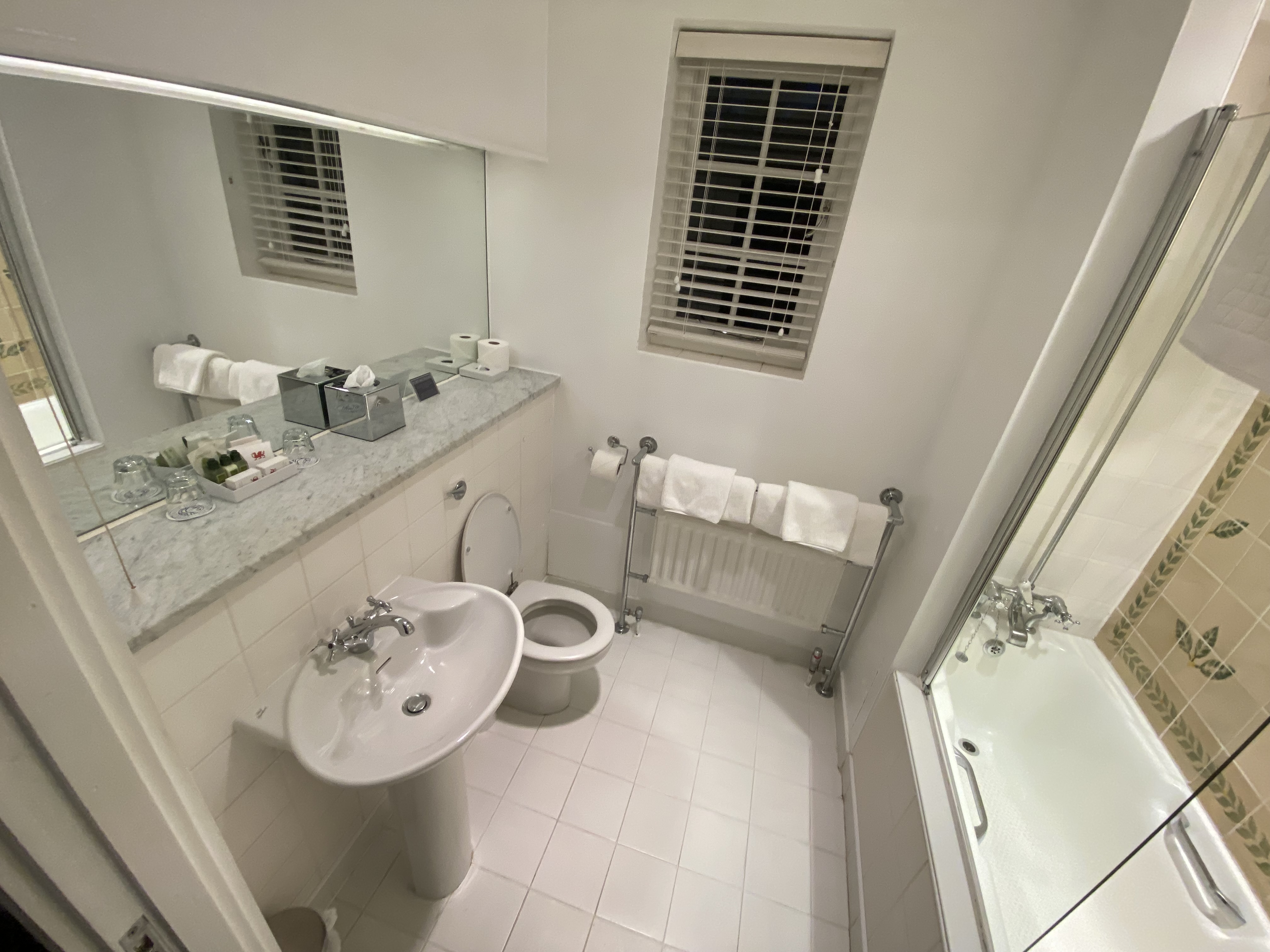 a bathroom with a sink and toilet