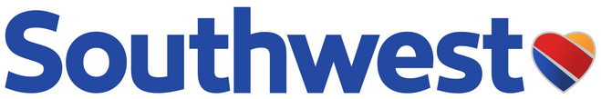 a blue and white logo