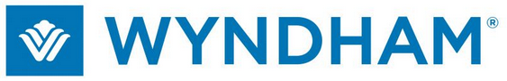 a blue and white logo