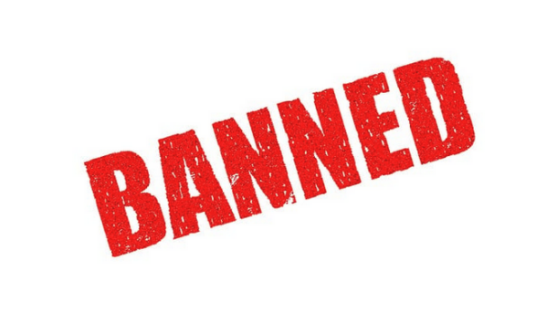 red text on a white background