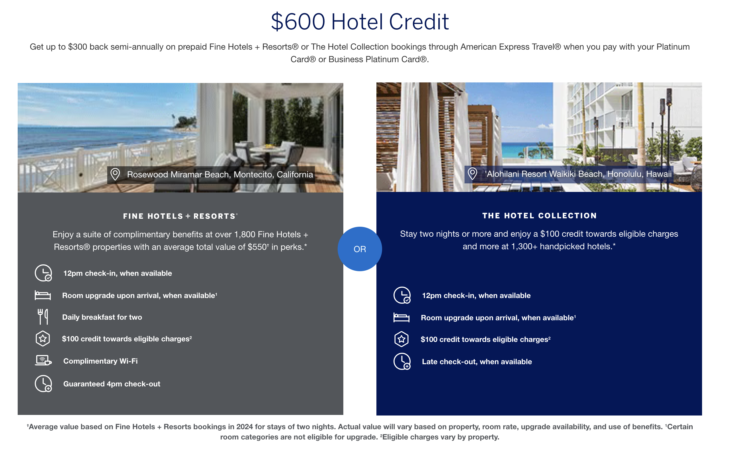 a screenshot of a hotel credit