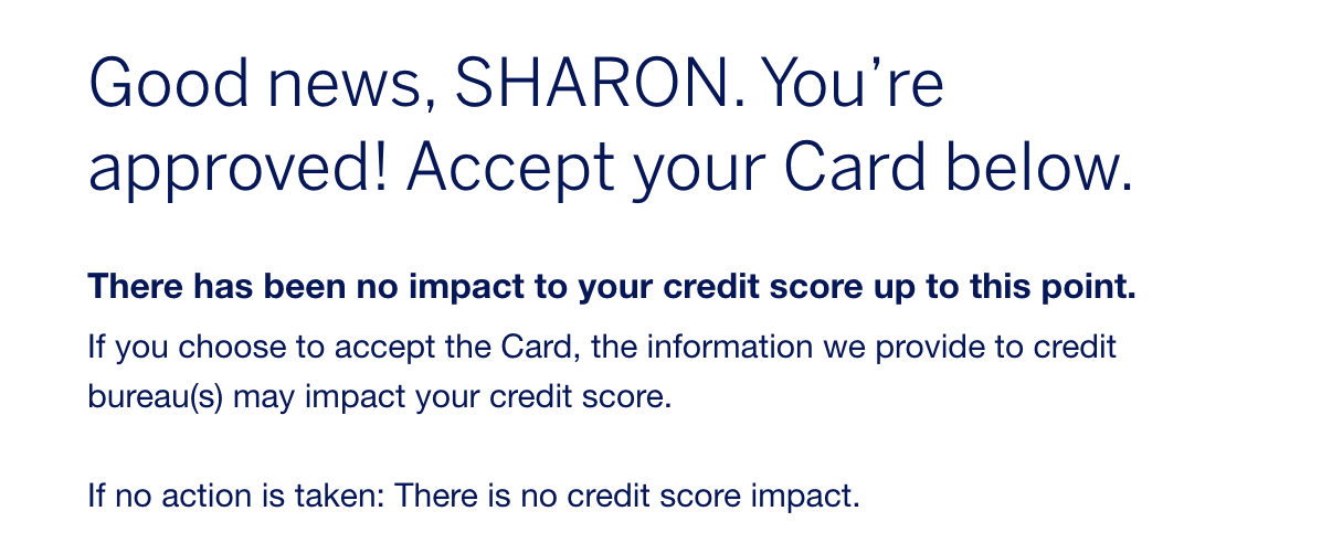 a credit card with blue text