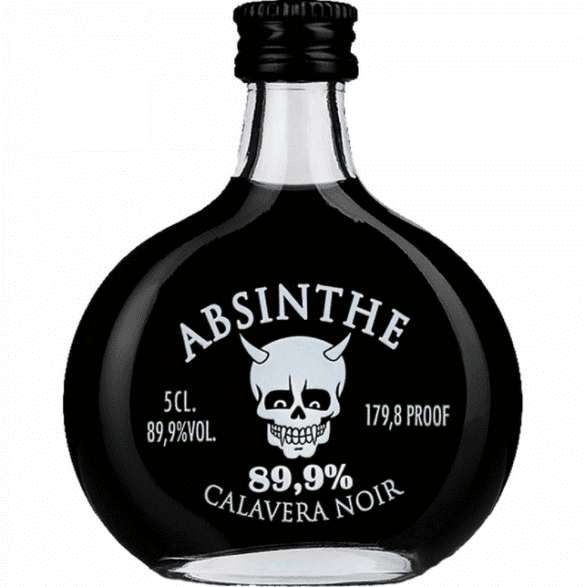 a bottle of black liquid