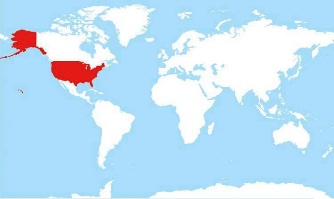 a map of the united states