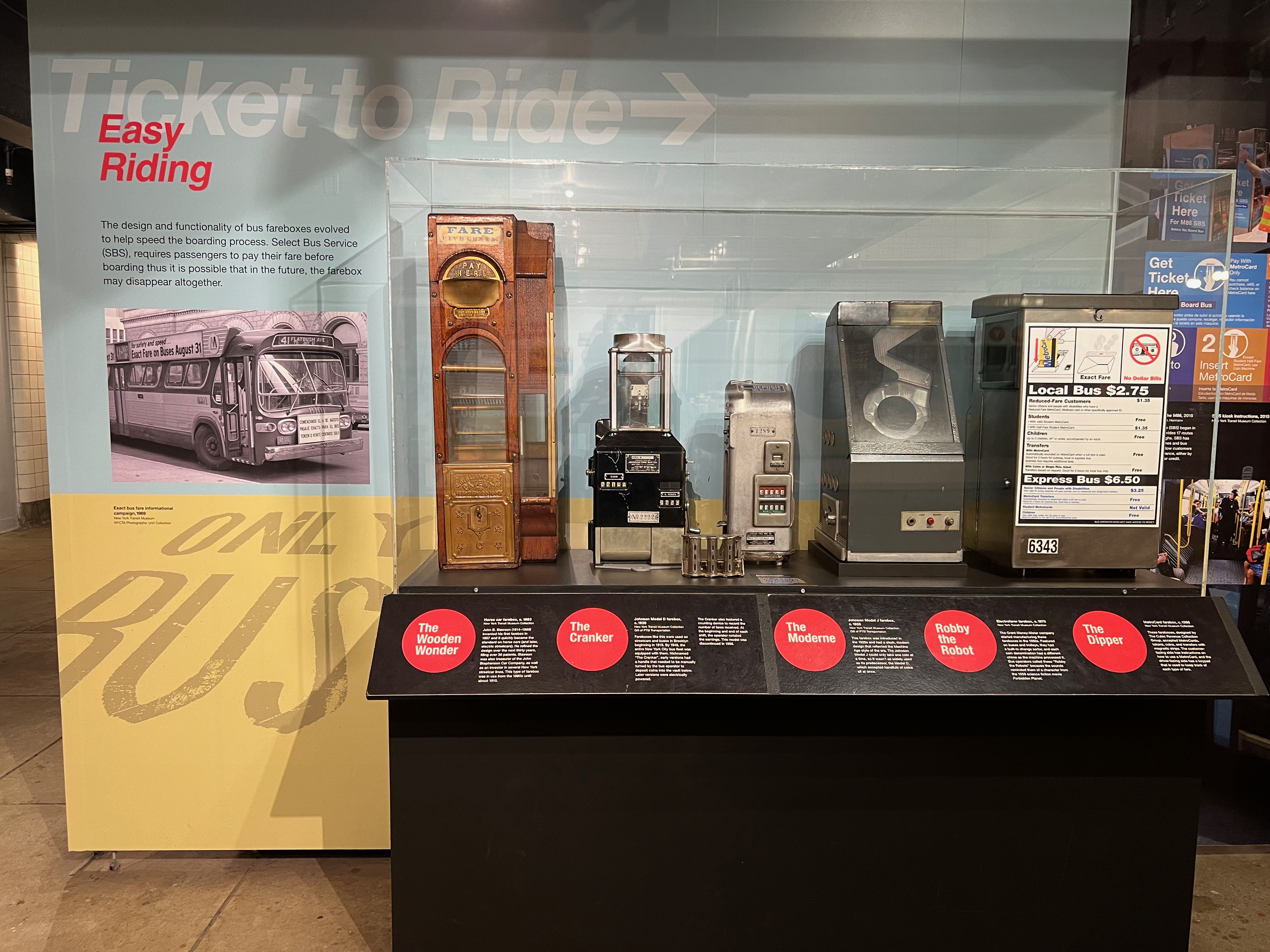 a display of machines on a table