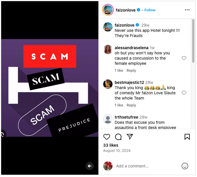 a screenshot of a social media post