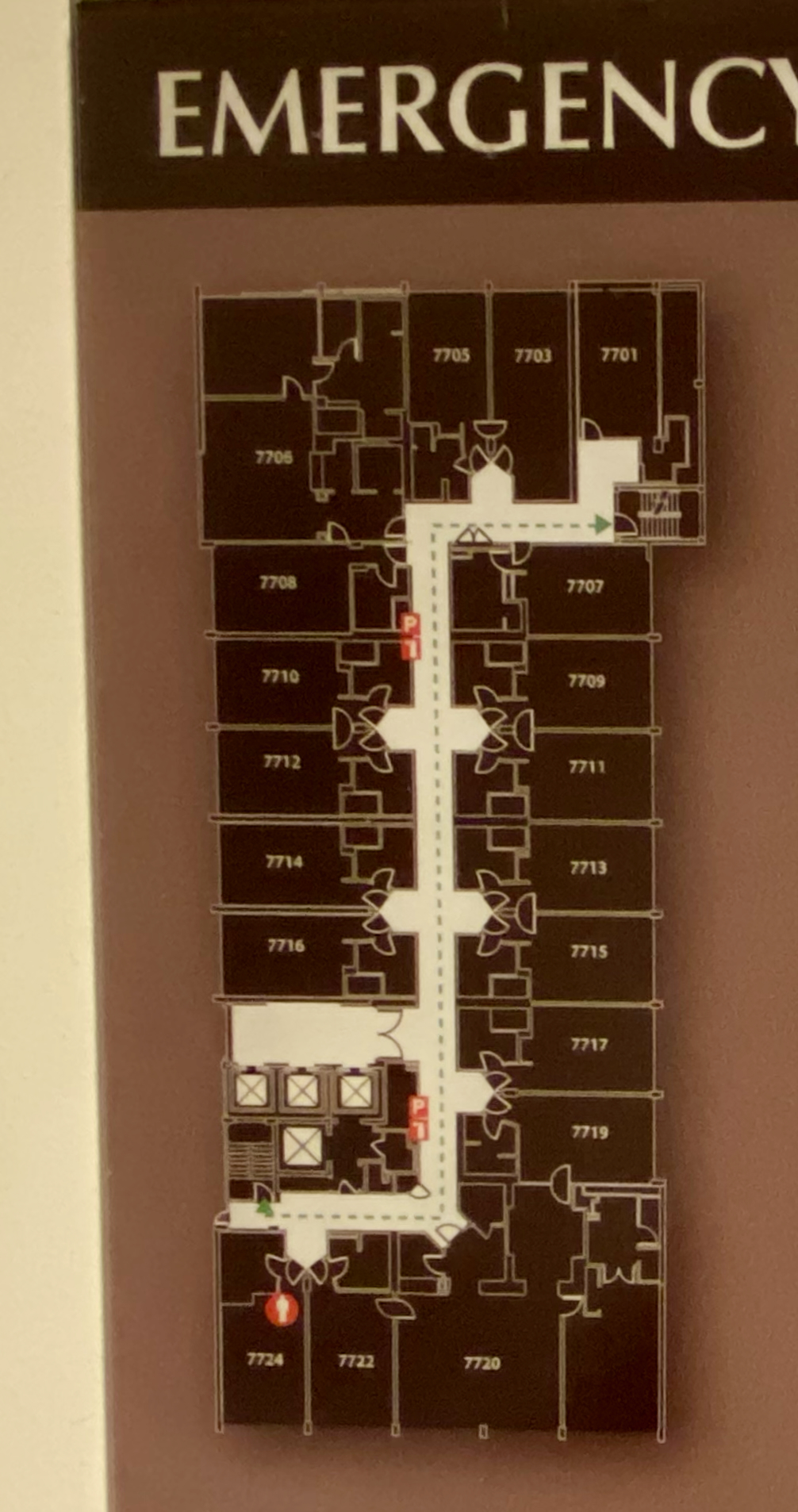 a map of a building