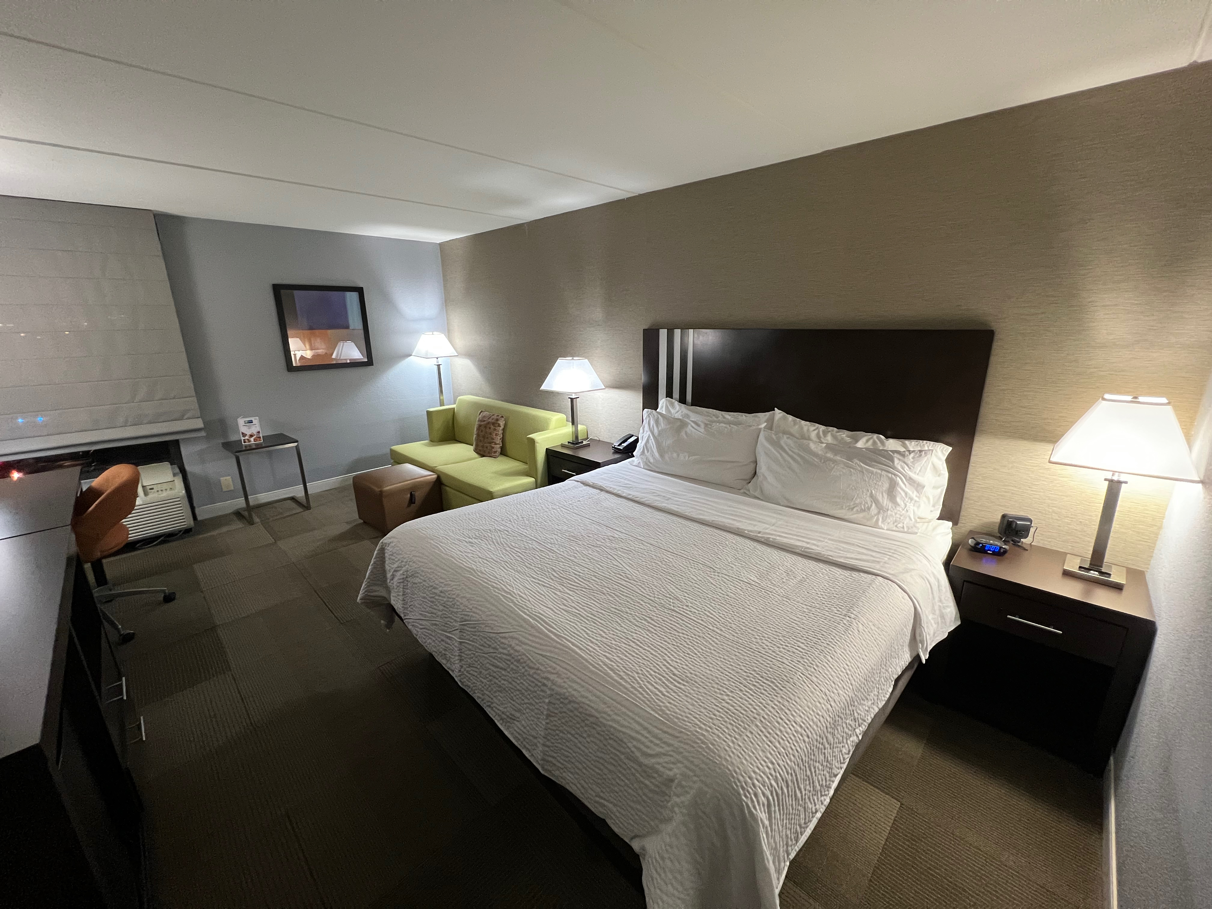 a room with a bed and a couch