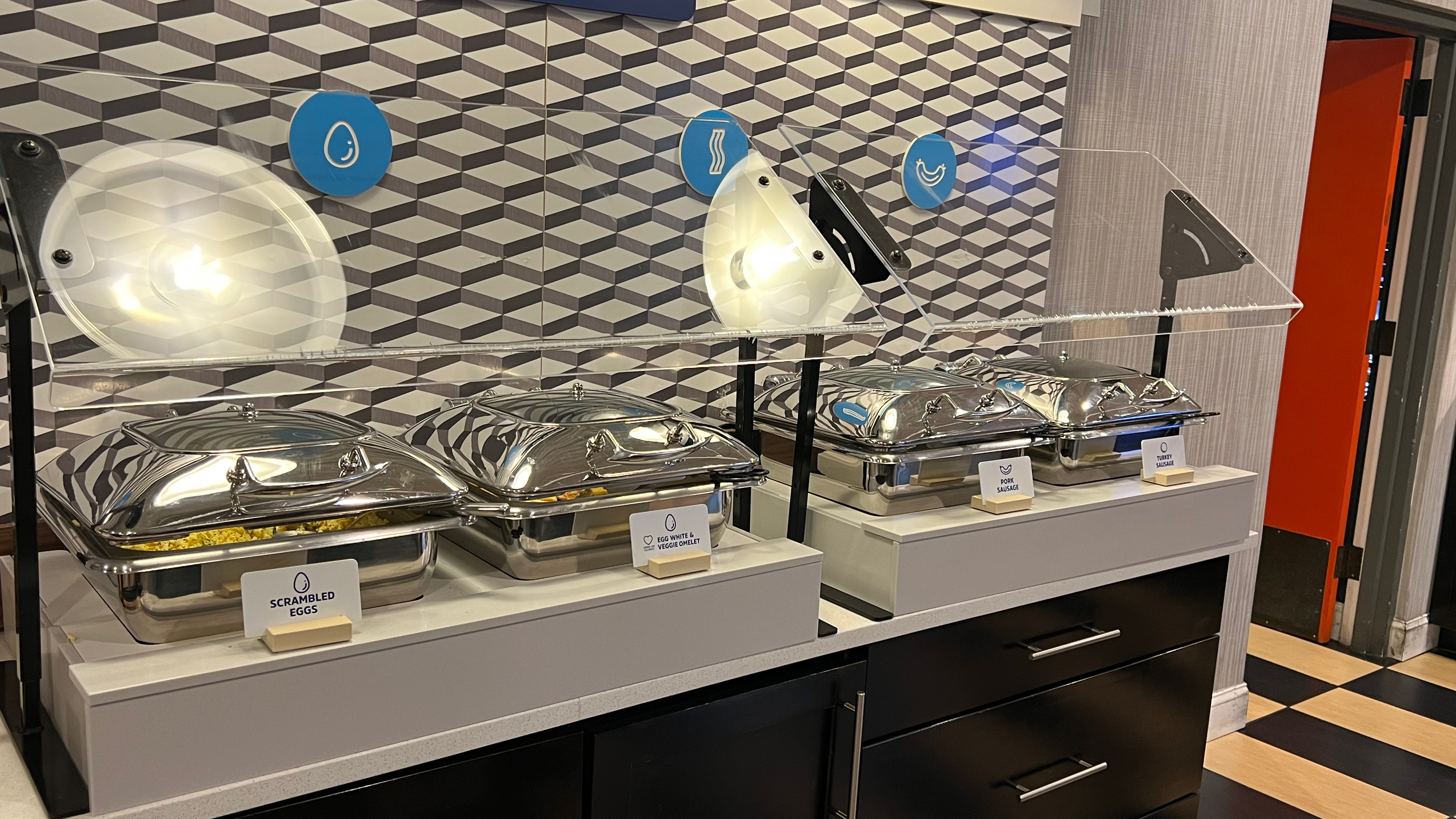 a group of food containers on a counter