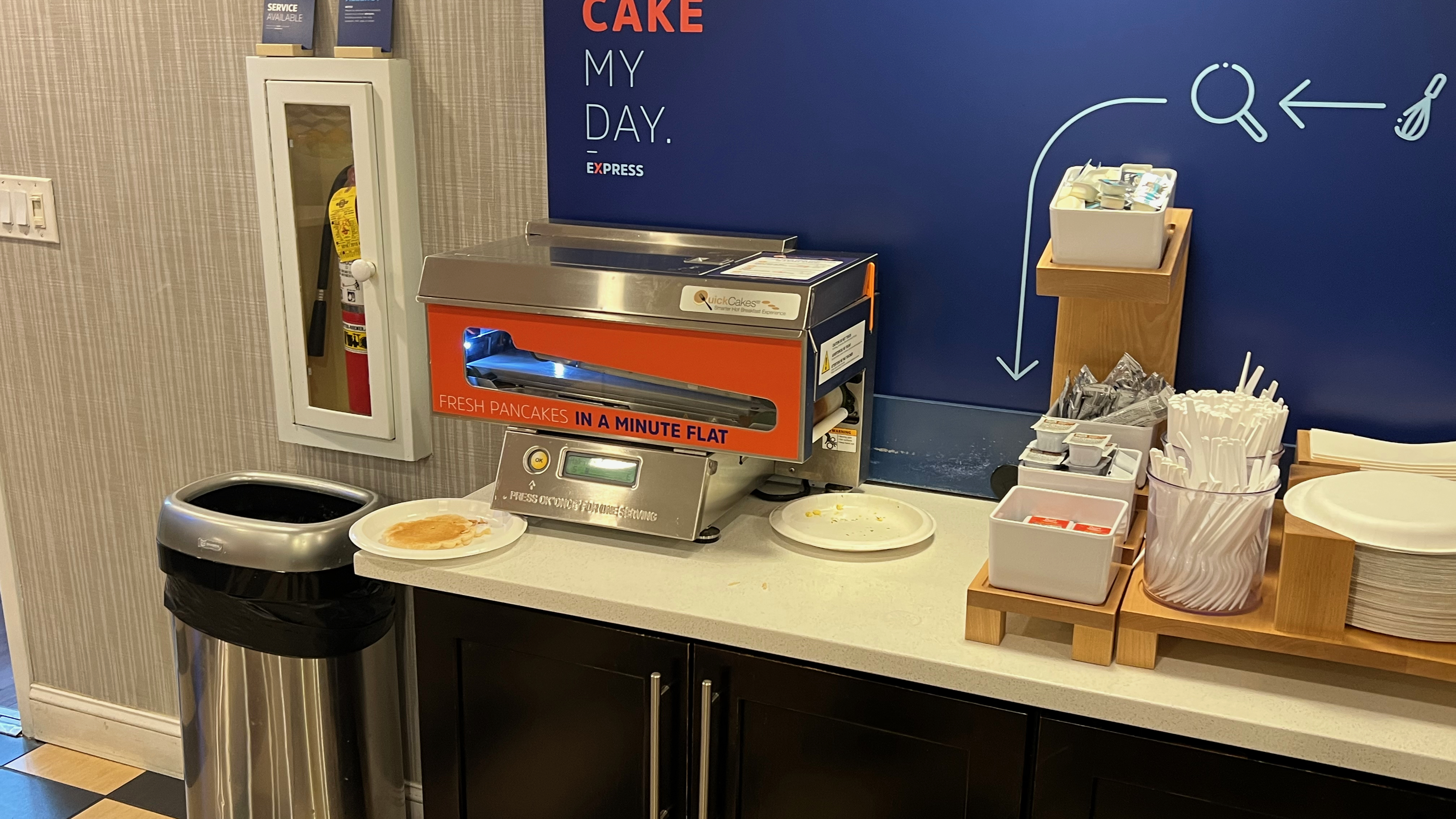 a machine on a counter