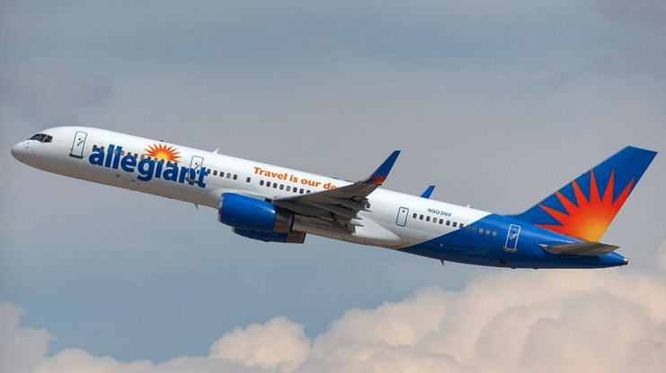 a plane flying in the sky