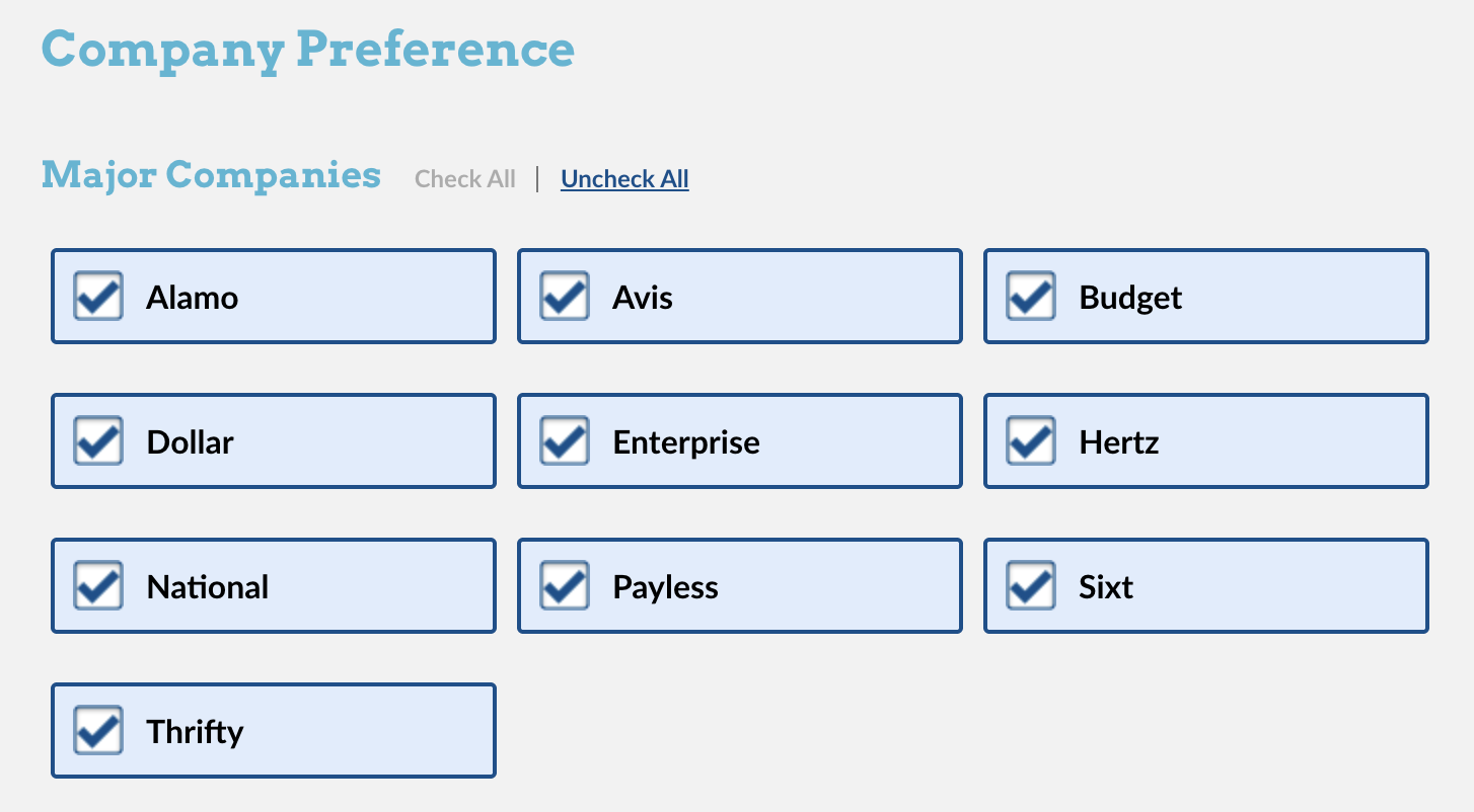 a screenshot of a checklist