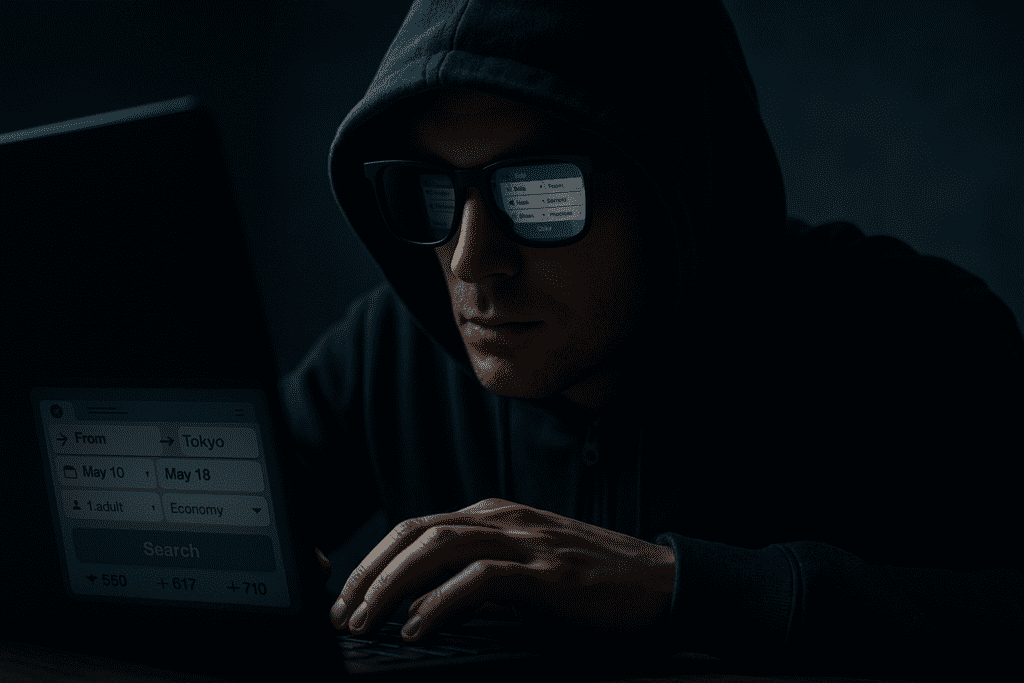 a man wearing sunglasses and hoodie using a laptop
