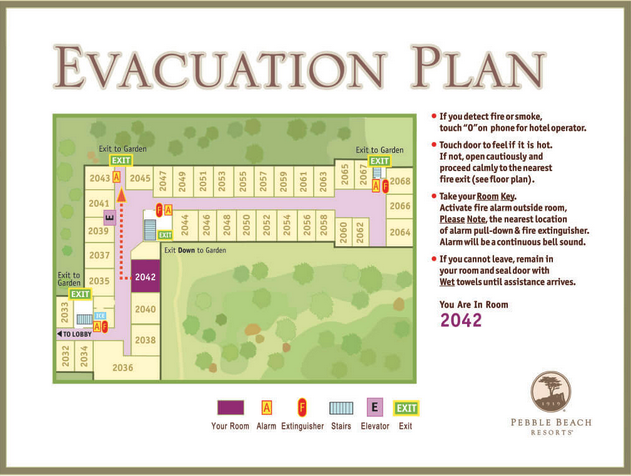 a map of a building