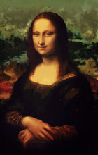 a painting of a woman