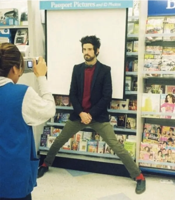 a man posing for a picture
