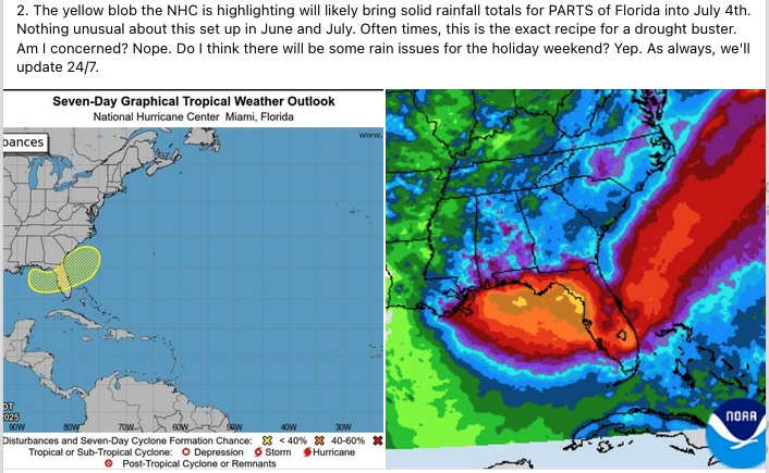 a map of the weather