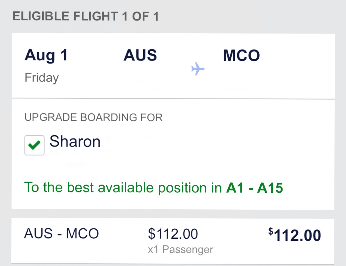 a screenshot of a flight schedule