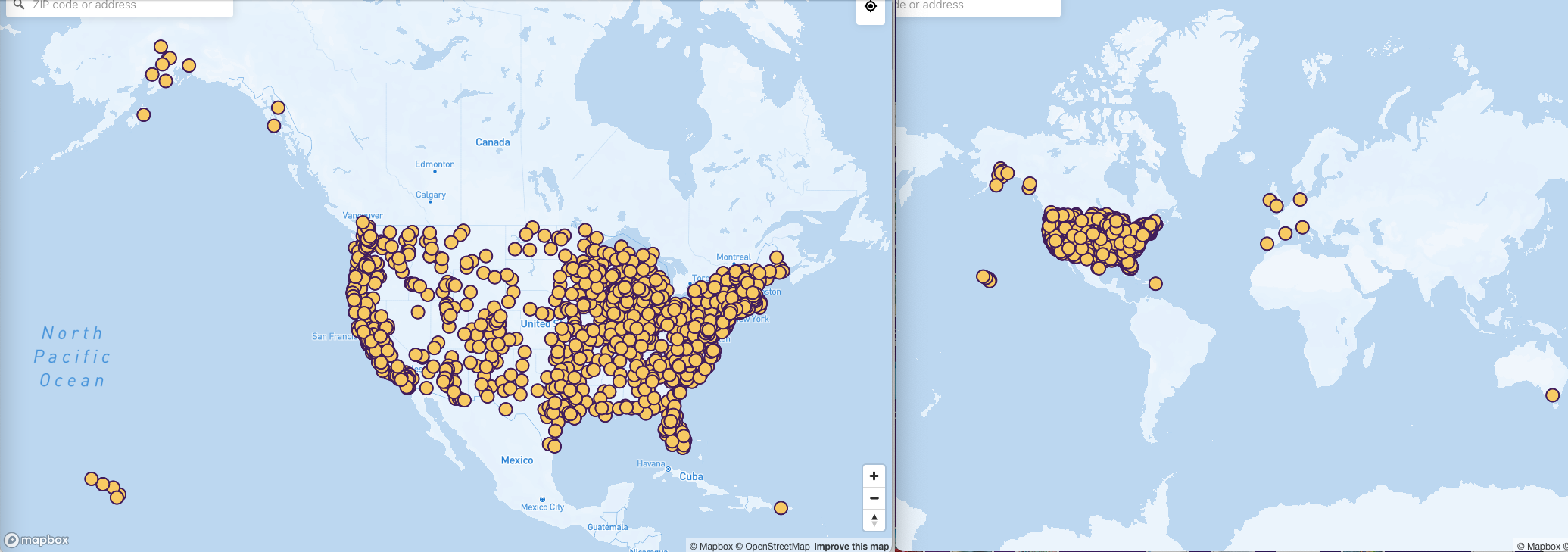 a screenshot of a map