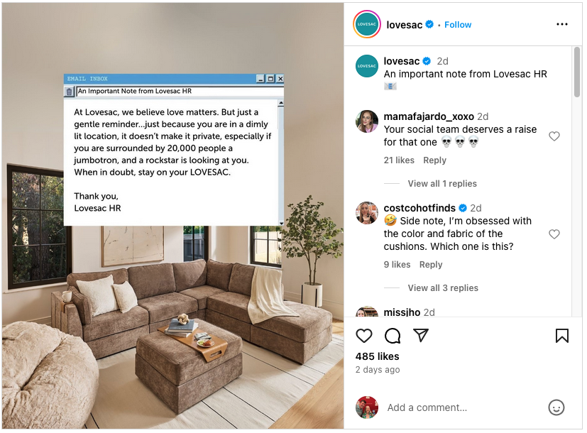 a screenshot of a social media post
