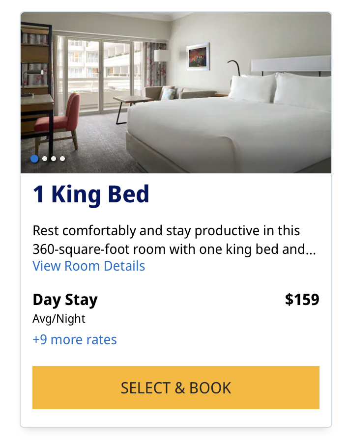 a screenshot of a hotel room
