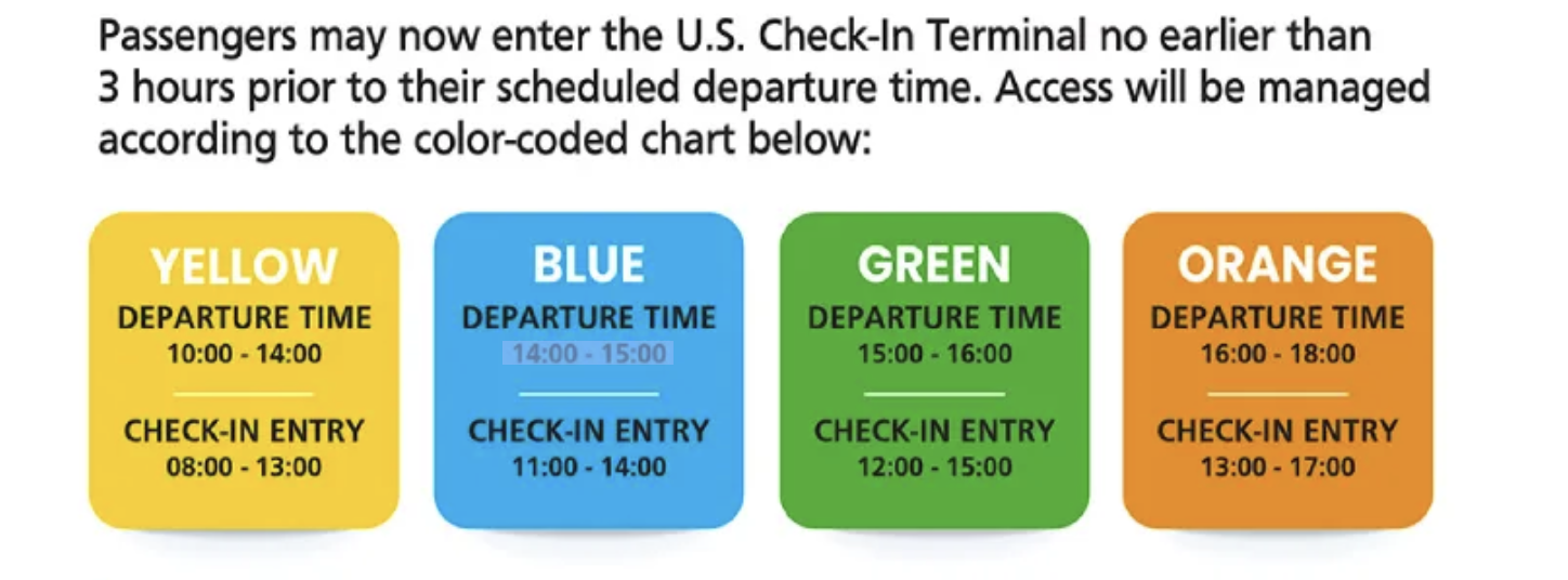 a blue and green square signs