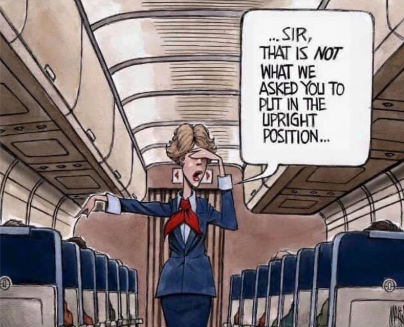 a cartoon of a woman in a blue suit