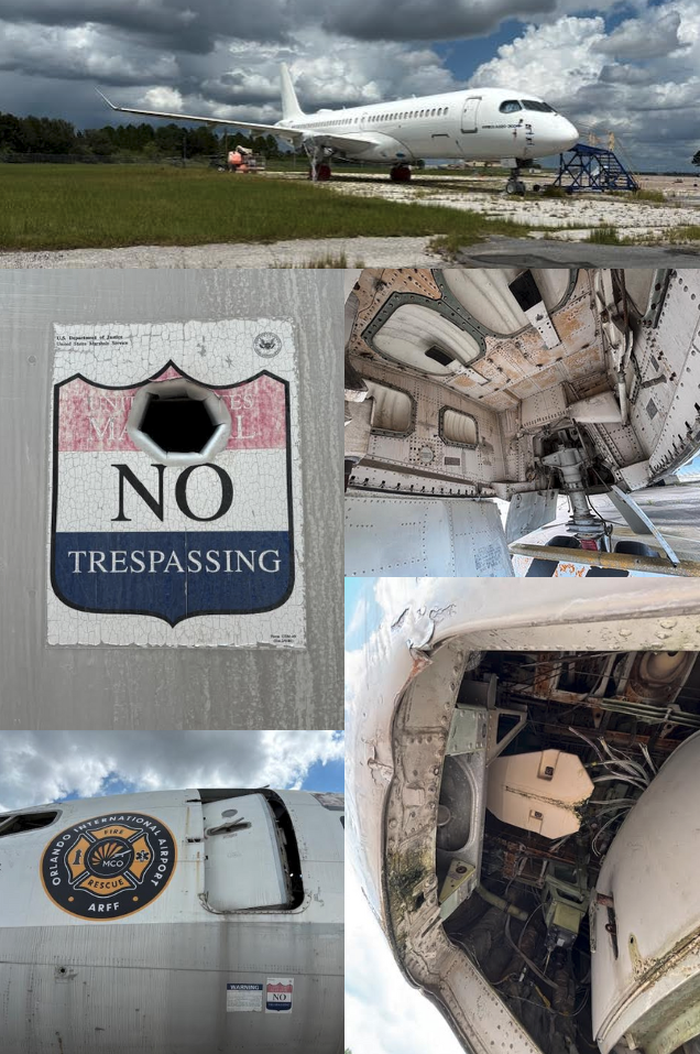 a collage of a plane