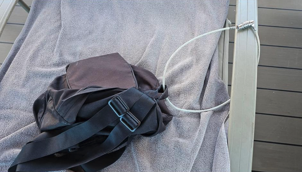 a bag from a bed