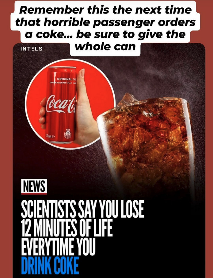 a soda can and a glass of ice
