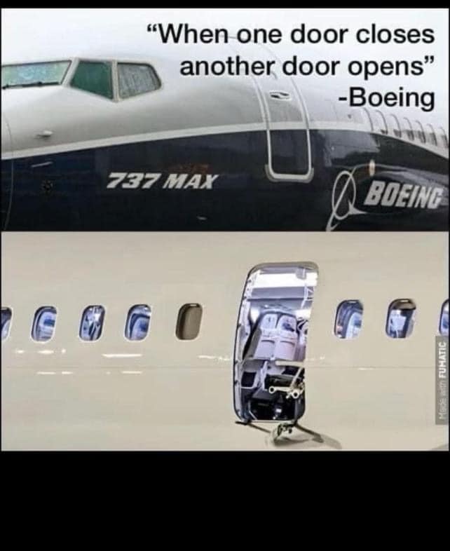 a plane with a door open