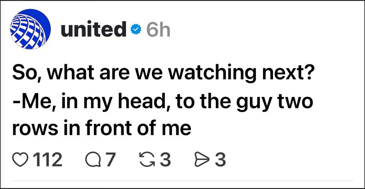 a screenshot of a social media post