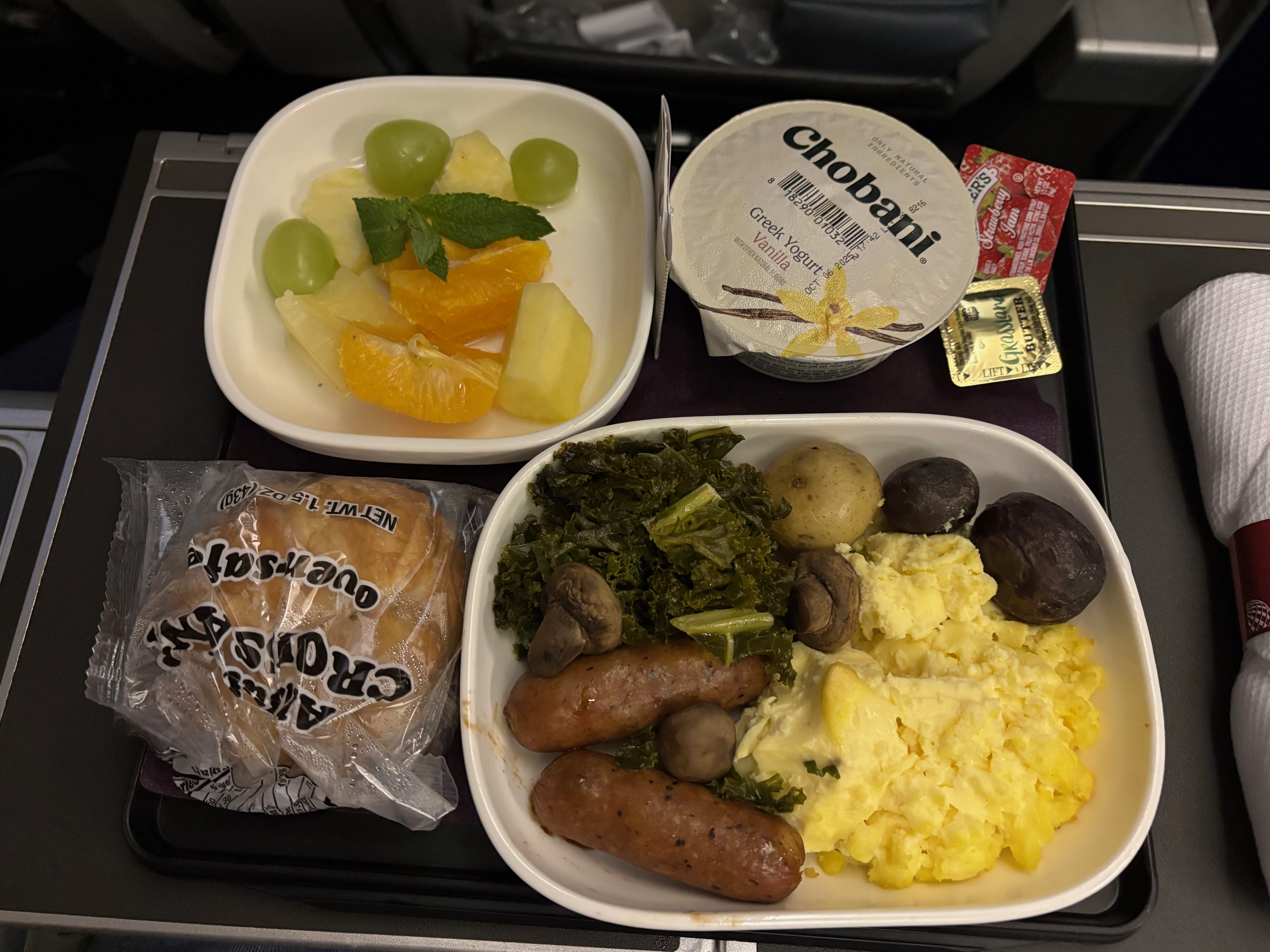 food on a tray on a tray