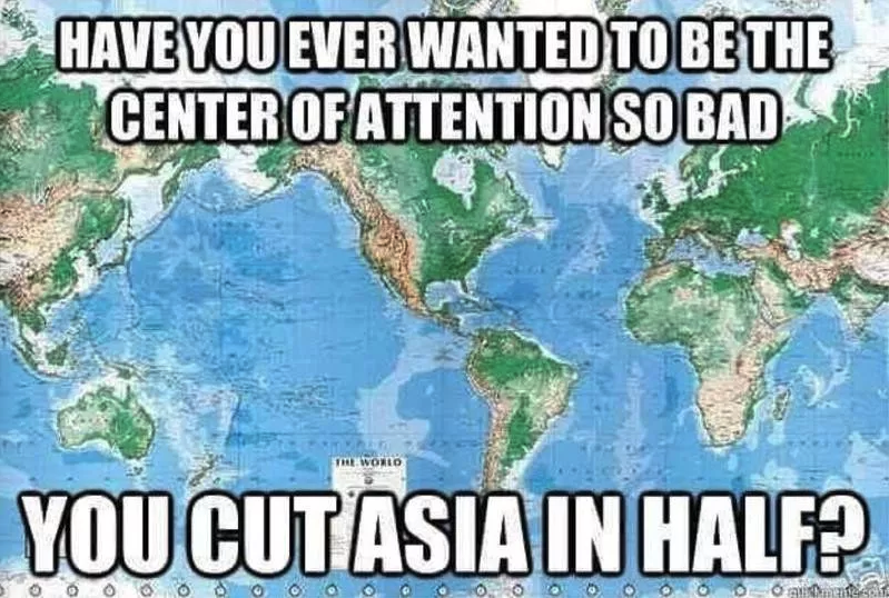 a map of the world