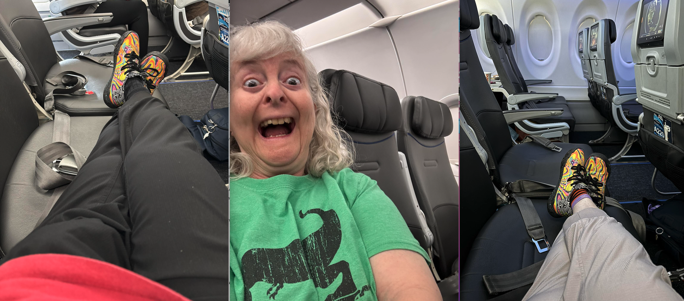 a woman taking a selfie