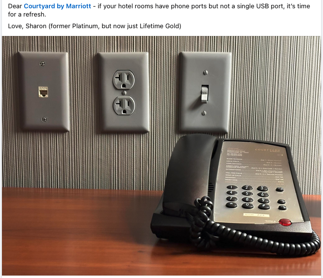 a telephone on a desk