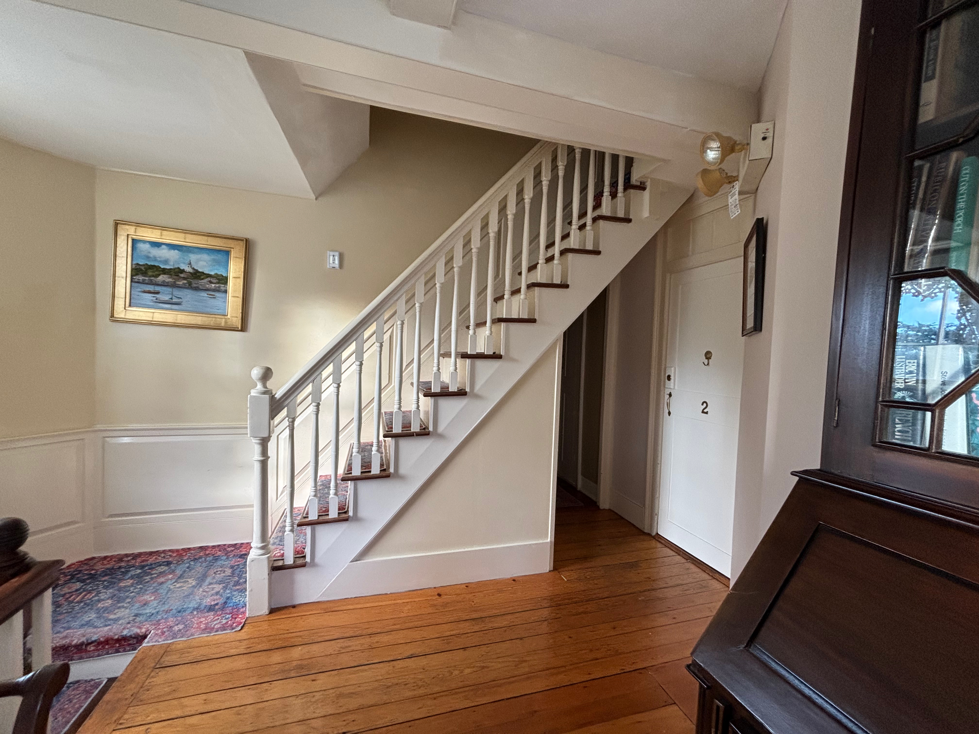 a staircase in a house