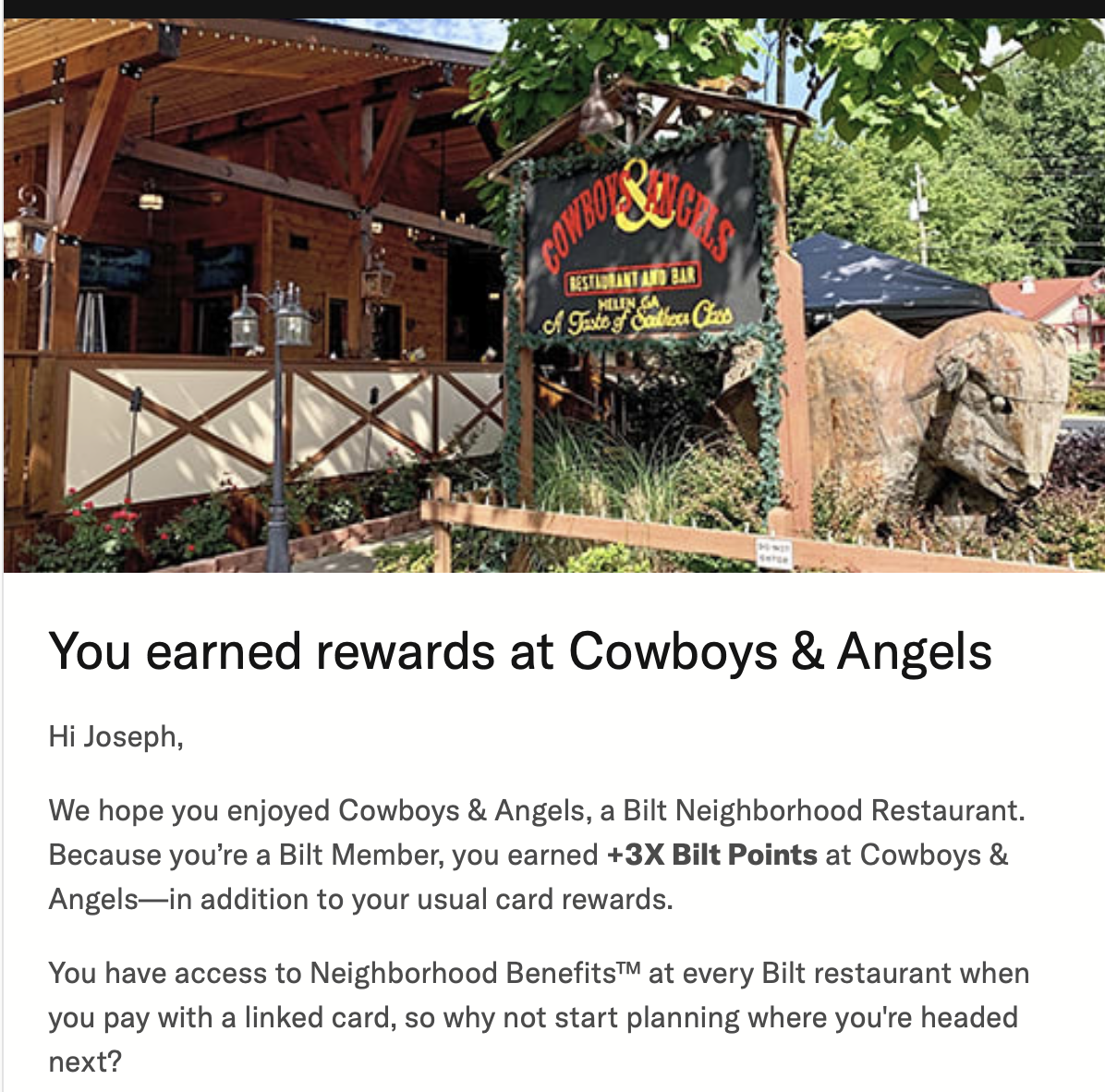 a screenshot of a restaurant