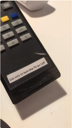 a close up of a remote control