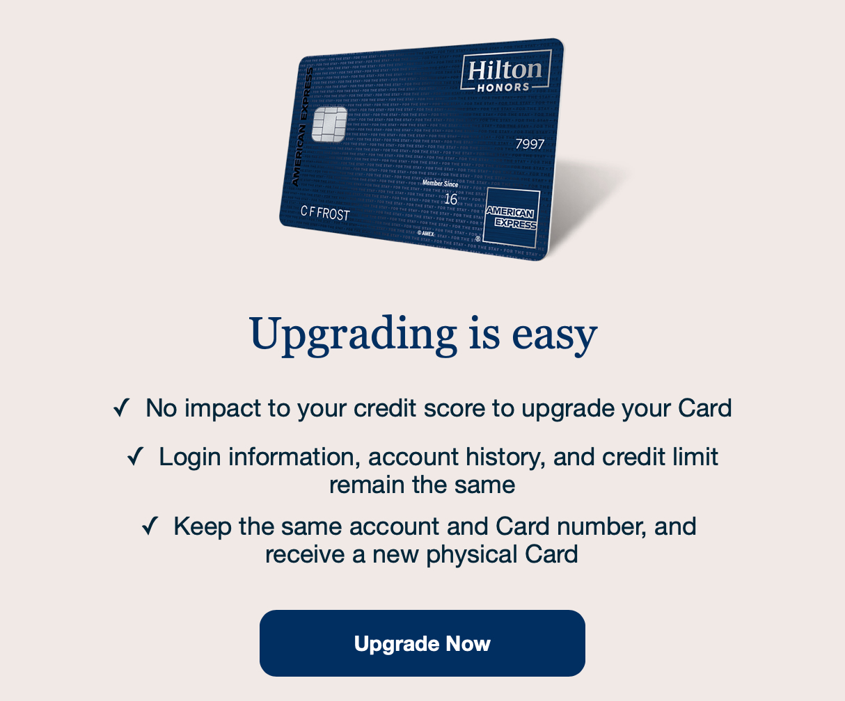 a blue credit card with white text