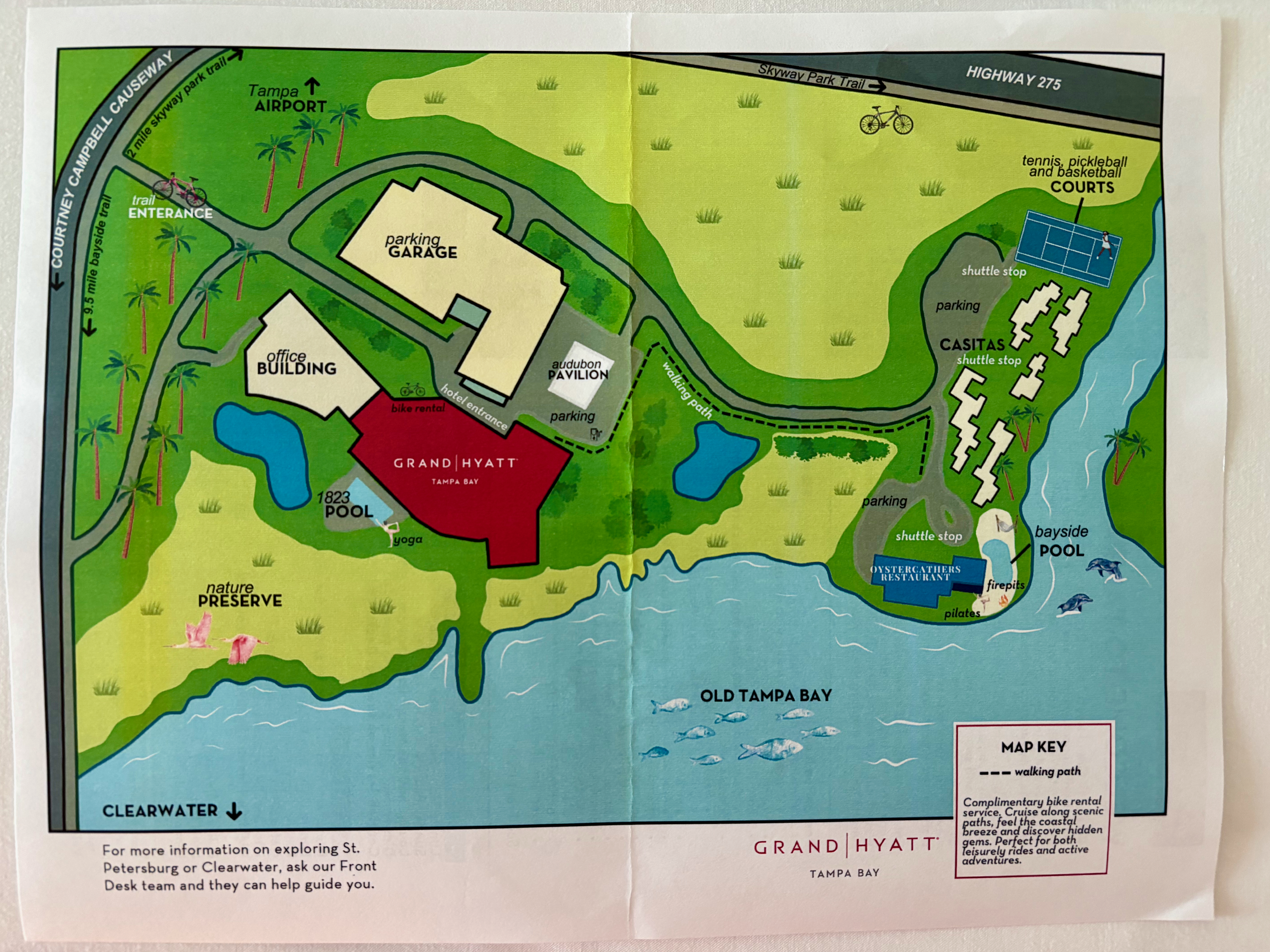 Property map of Grand Hyatt Tampa Bay