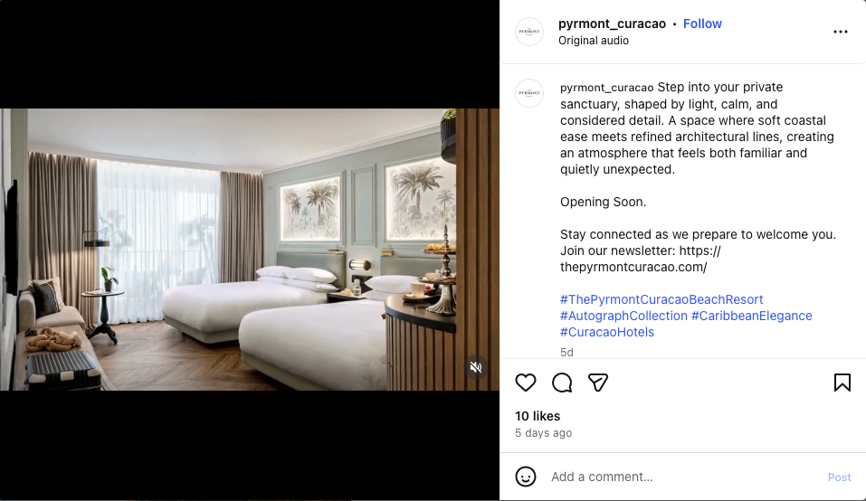 a screenshot of a hotel room