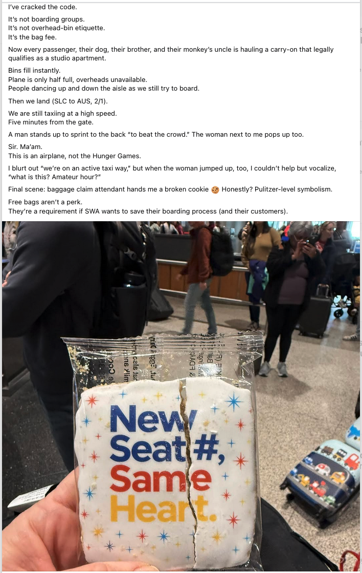 a bag of white cloth with text on it