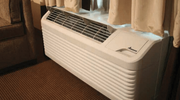 a close-up of a air conditioner