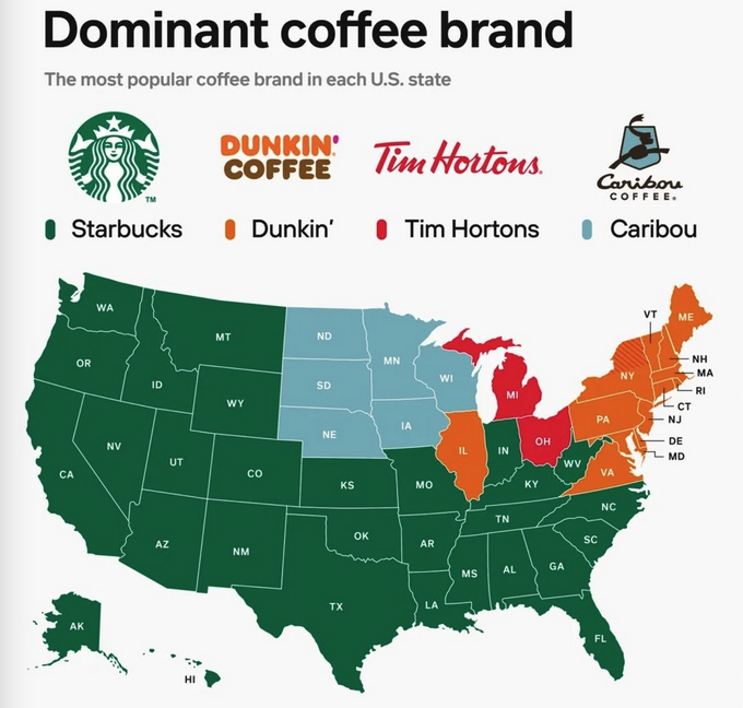 a map of the united states of america