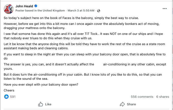 a screenshot of a social media post