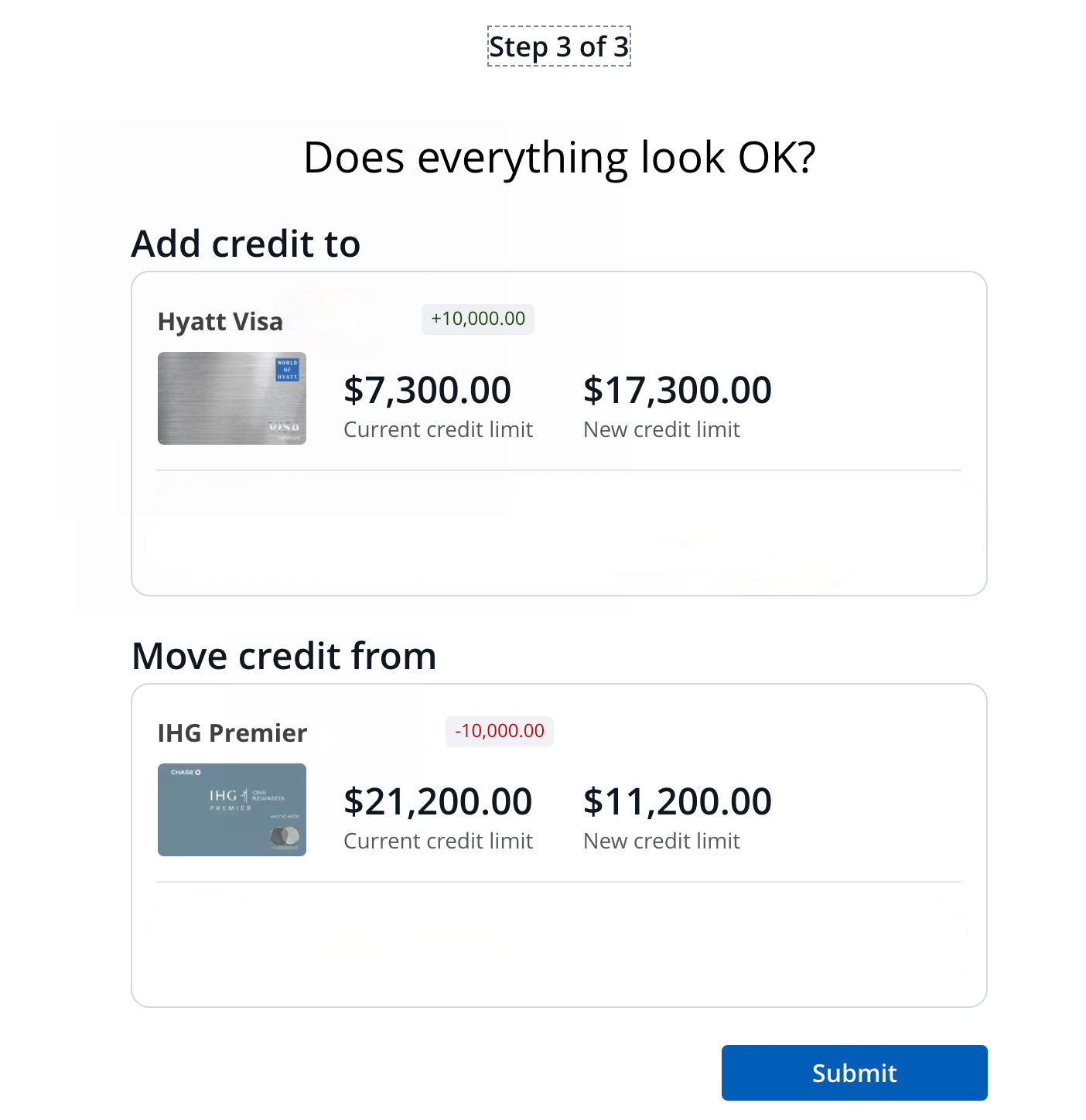 a screenshot of a credit card