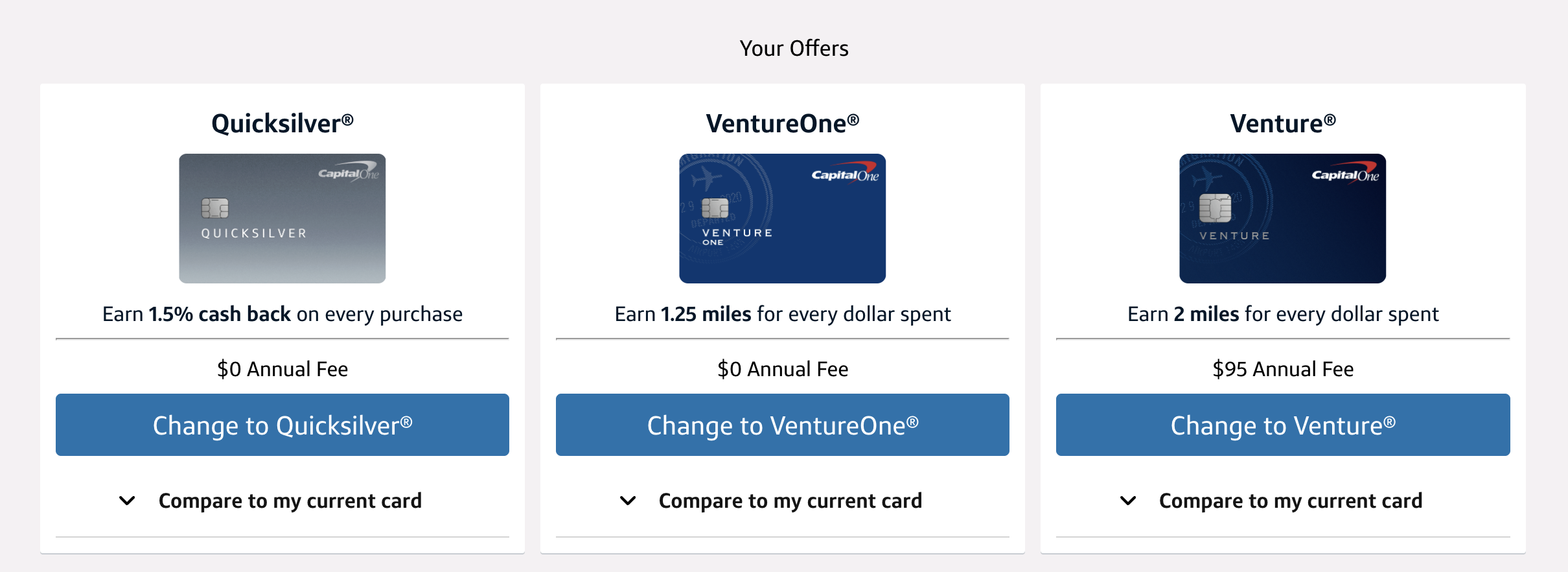 Capital One offers alternative card options during the cancellation process